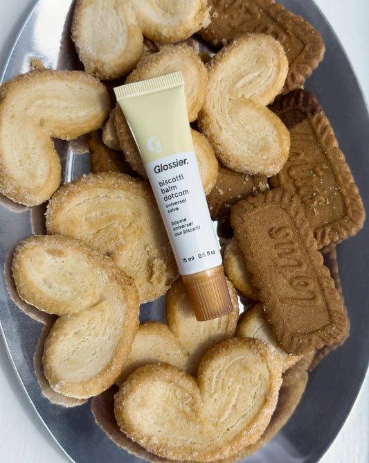 Glossier / Balm Dot Com Biscotti